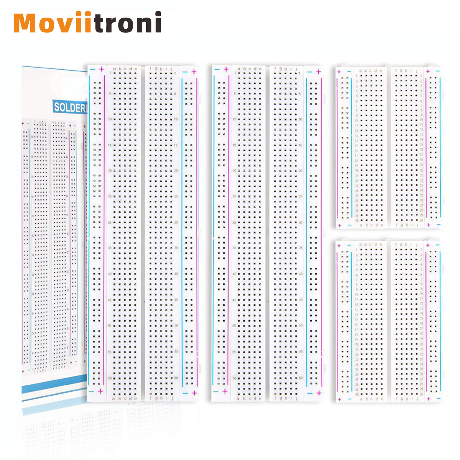 Breadboard 400 Point - 4 szt. Płytka stykowa 400/830 punktów