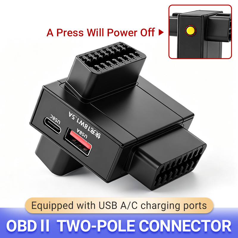 Usb C Cable - Adapter rozdzielający OBD2, 1 na 2,