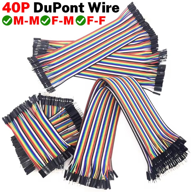 Jumper Wire Kit - Zestaw przewodów typu ribbon Dupont 40-pin,