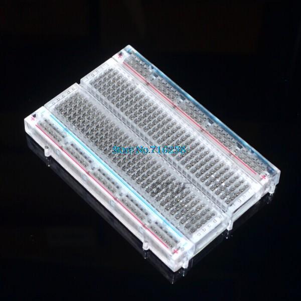 Breadboard 400 Point - Crystal! 400 Tie-Point Bezlutowa płytka do