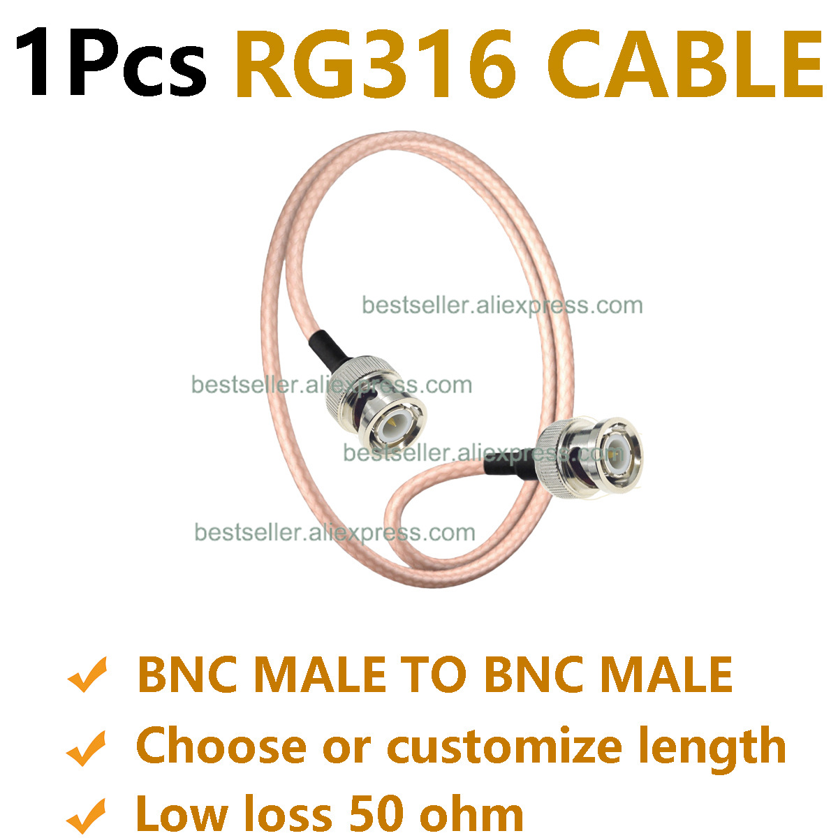 Jumper Wire Kit - 1 szt. Kabel koncentryczny RF RG316
