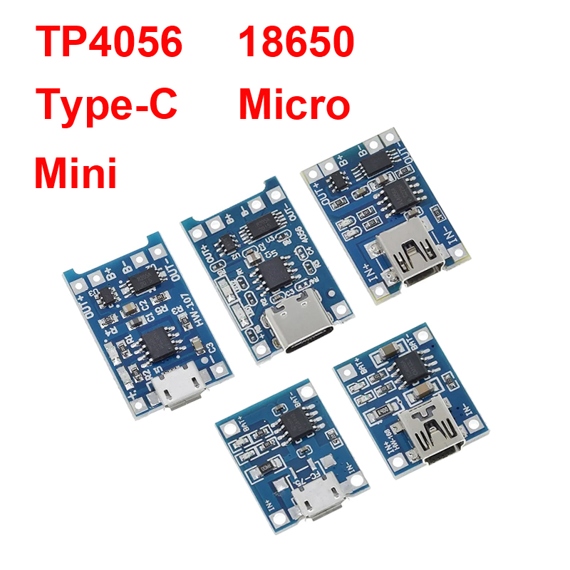 Tp4056 Module - 1/5 SZT. 5V 1A Moduł Ładowarki