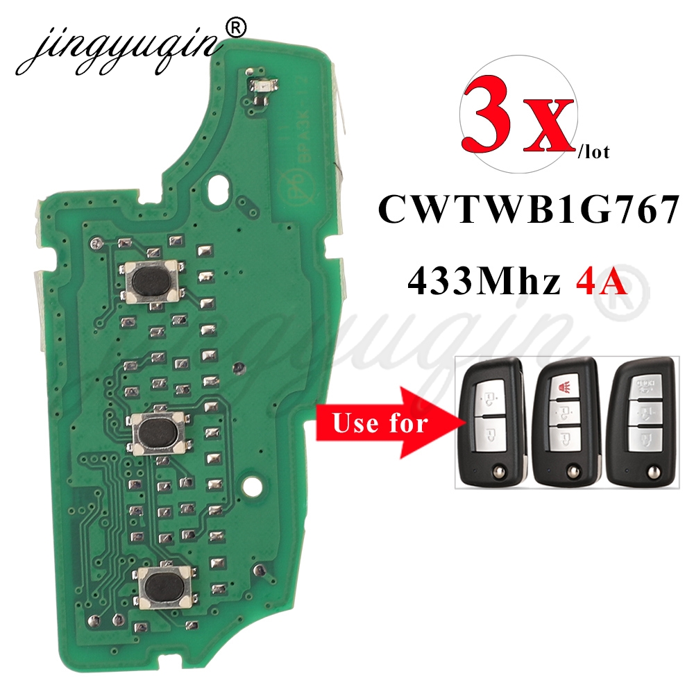 Proto Board - jingyuqin 3szt Płytka drukowana 433MHz 4A