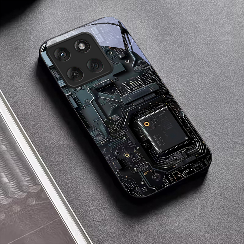 Proto Board - Etui na telefon z czarnym szkłem