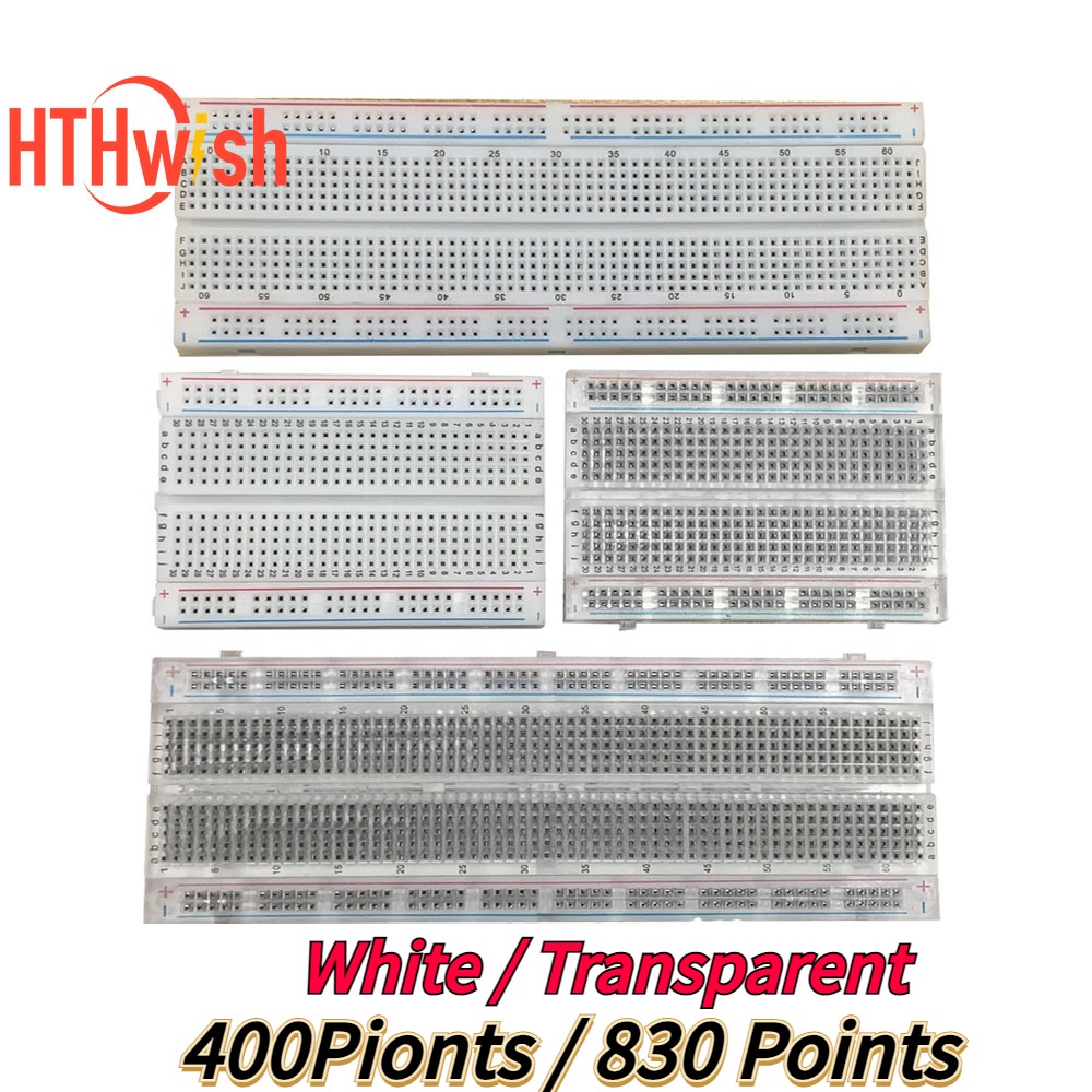 Breadboard 400 Point - 1PC 830/400 punktów bezlutowa płytka prototypowa