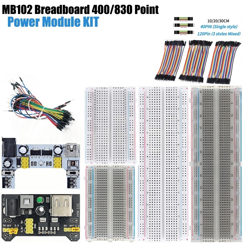 Breadboard 400 Point - Płytka stykowa MB-102 MB102 400 830
