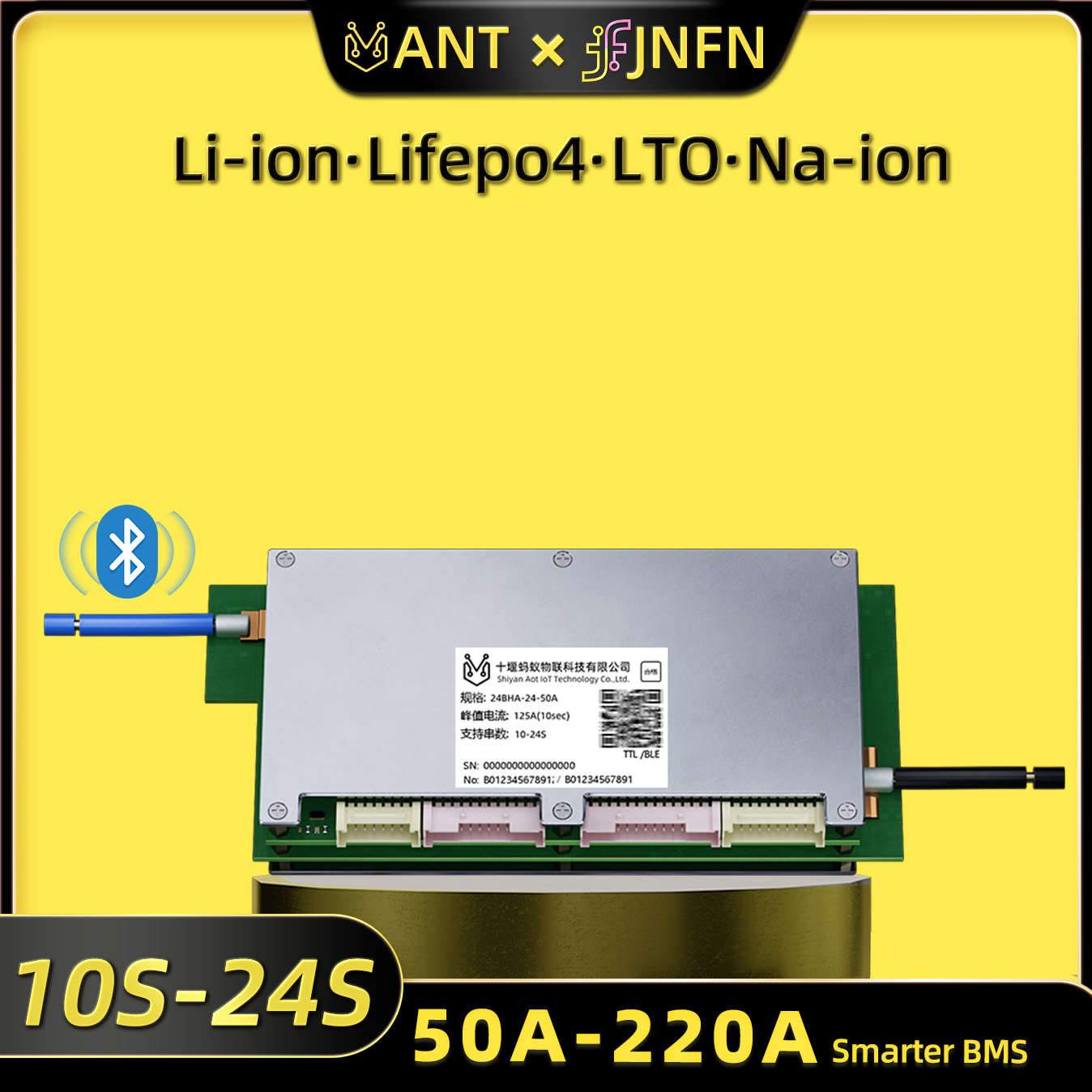 Ant BMS Smart 10S do 24S 550A  – Proto Board recenzja i cena
