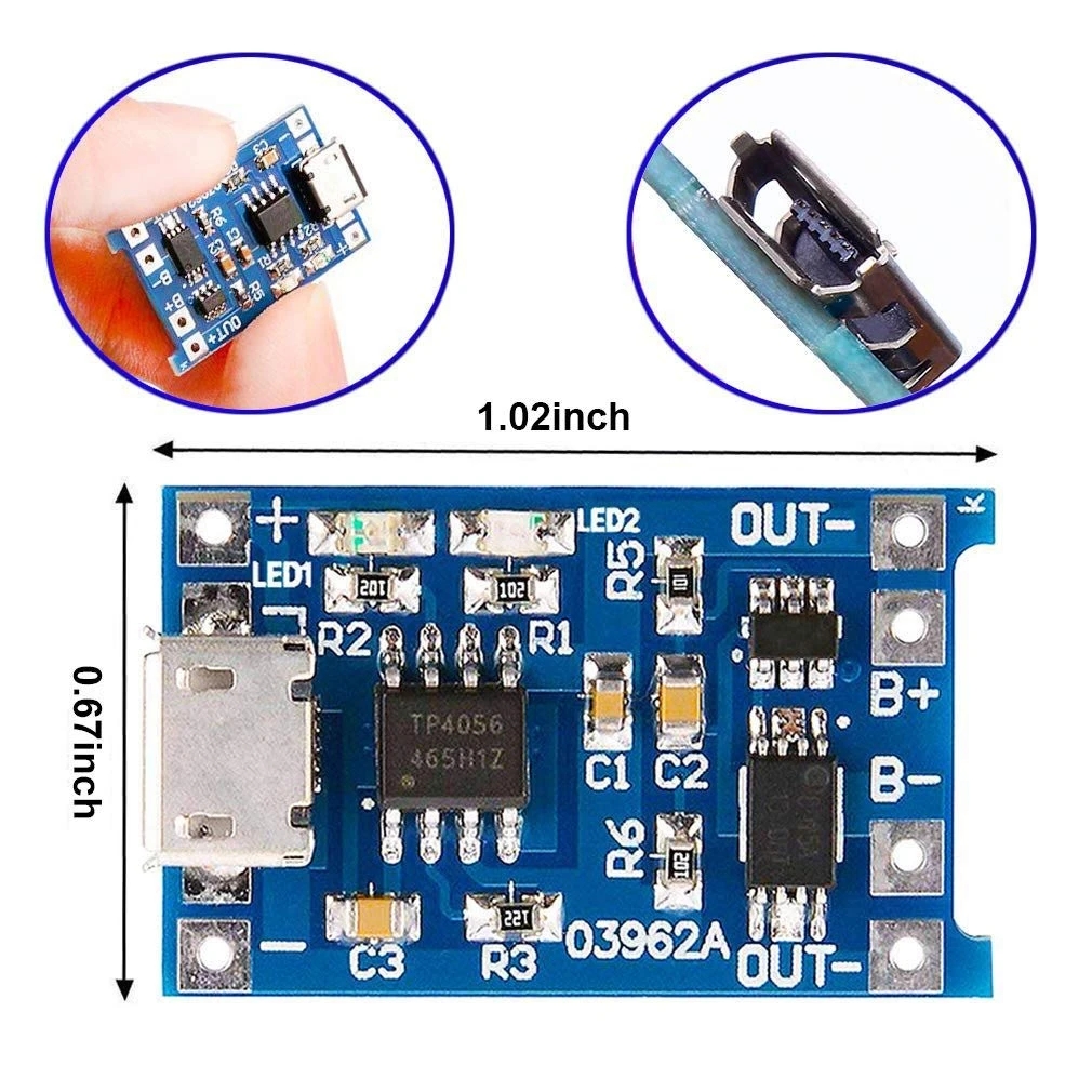 1-20 SZT. Moduł Ładowarki Akum – Tp4056 Module recenzja i cena