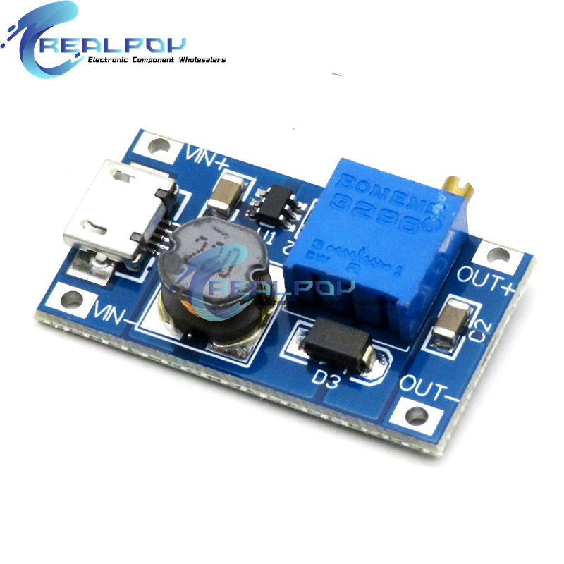 MT3608 DC-DC Regulowany moduł  – Tp4056 Module recenzja i cena