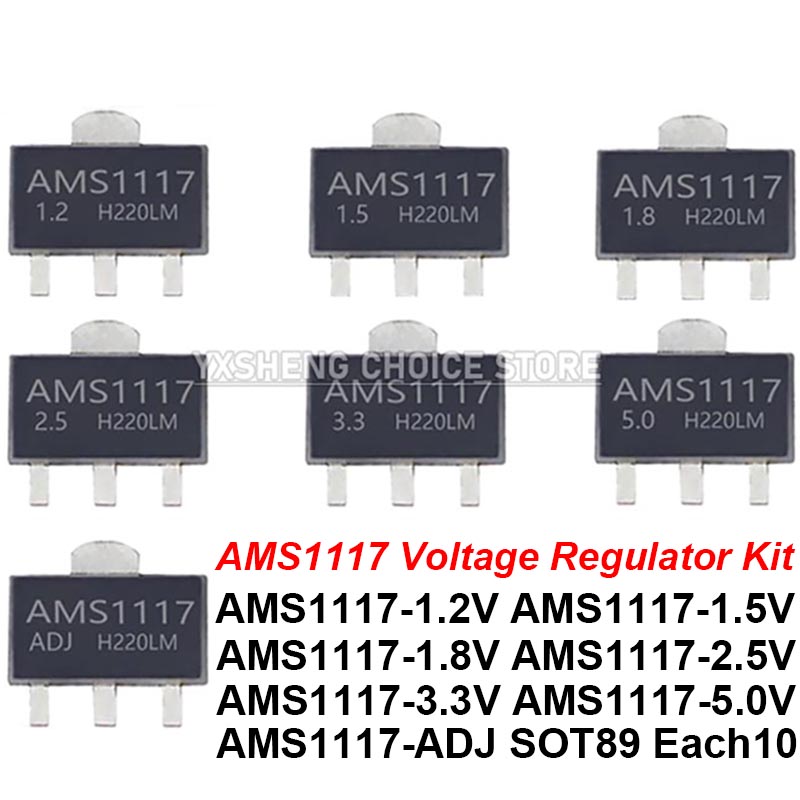 70 SZTUK = 7 rodzajów *10 SZTU – Ams1117 Module recenzja i cena