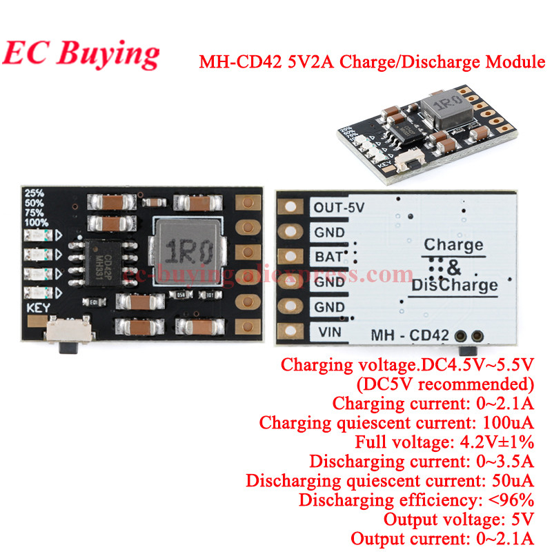 20 szt./1 szt. MH-CD42 DC 5V 2 – Li Ion Charger Module recenzja i cena
