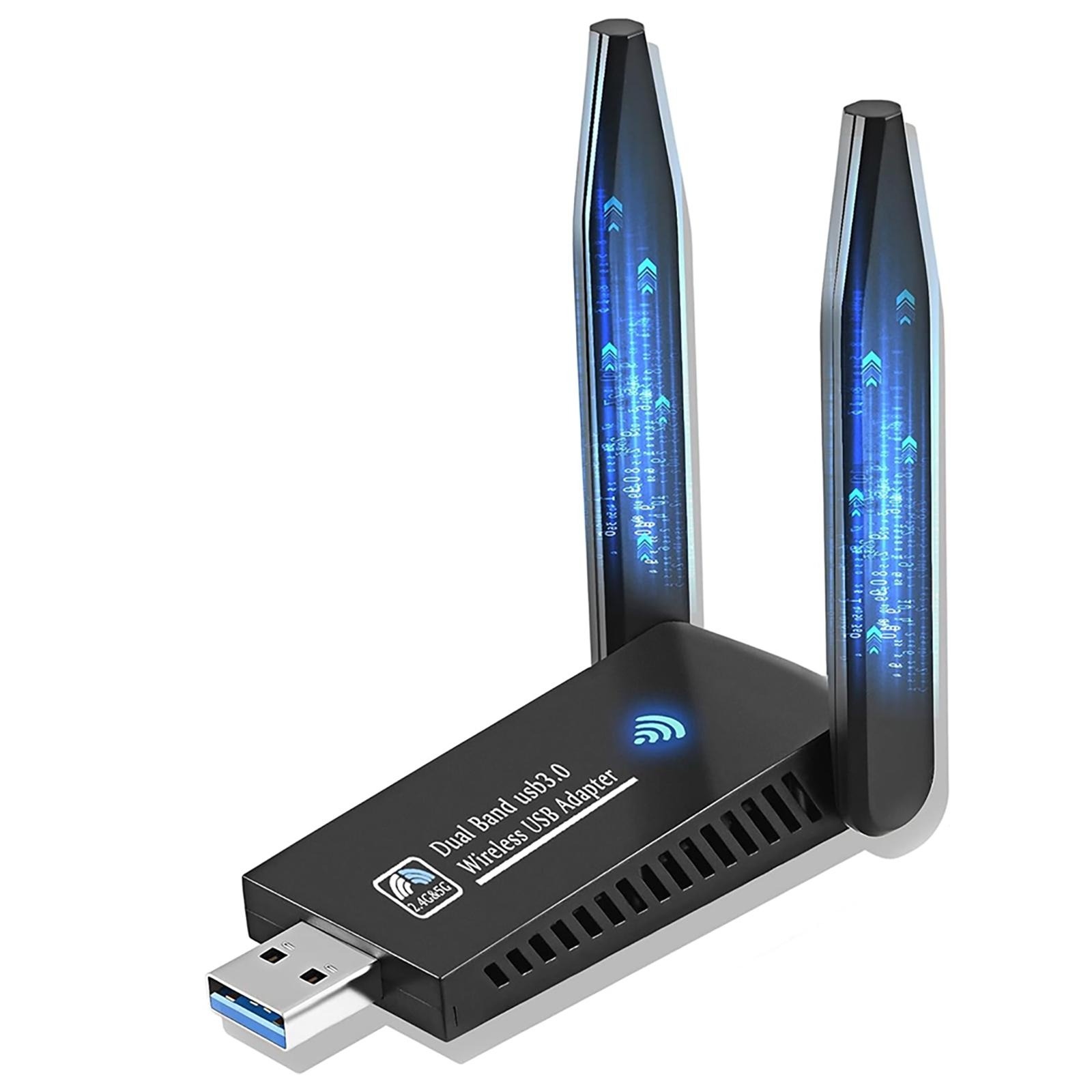 Adapter WiFi USB 1300Mbps Dual – Antenna 2.4Ghz recenzja i cena