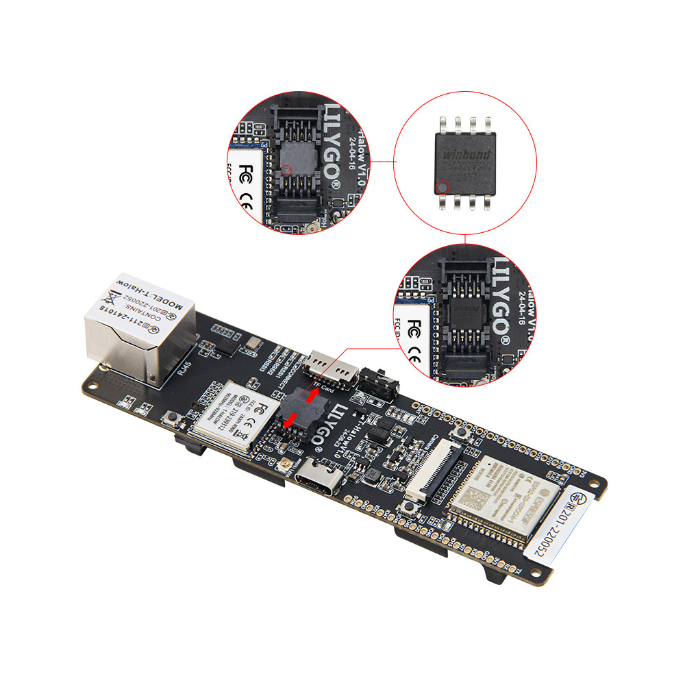 Płytka rozwojowa LILYGO T-Halo – Esp32 Battery Holder Lipo recenzja i cena