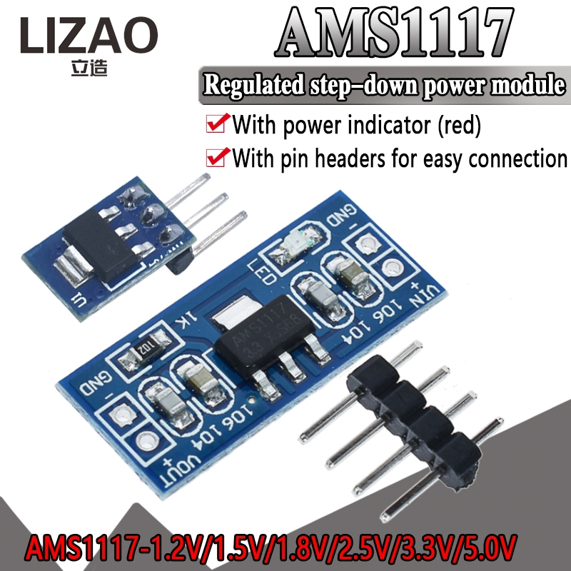 Moduł zasilania obniżającego n – Ams1117 Module recenzja i cena