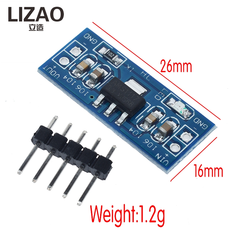 Moduł zasilania obniżającego n – Ams1117 Module recenzja i cena